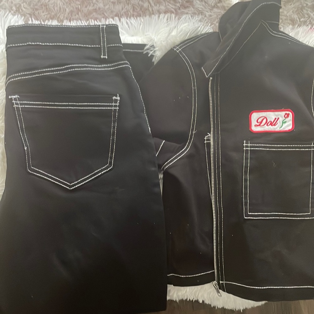 Black 2-piece Carpenter set